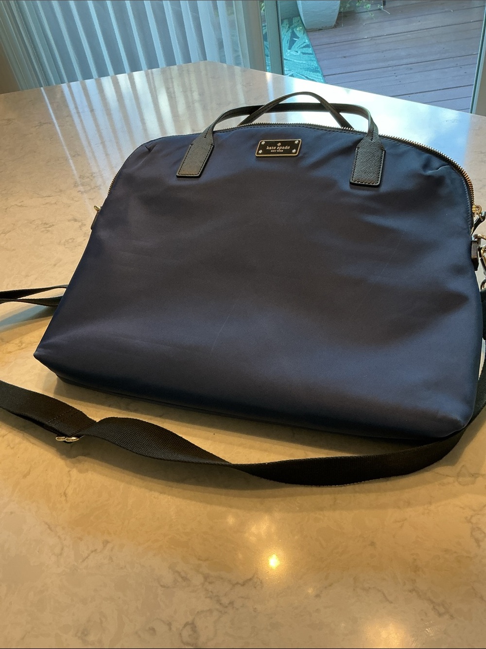 Women’s  Nylon Briefcase/laptop Bag with Adjustable Strap